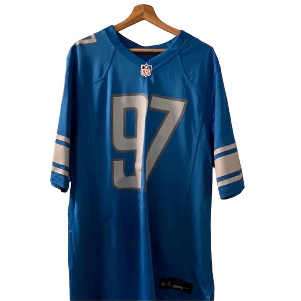 NFL Detroit lions blue home jersey Aidan Hutchison